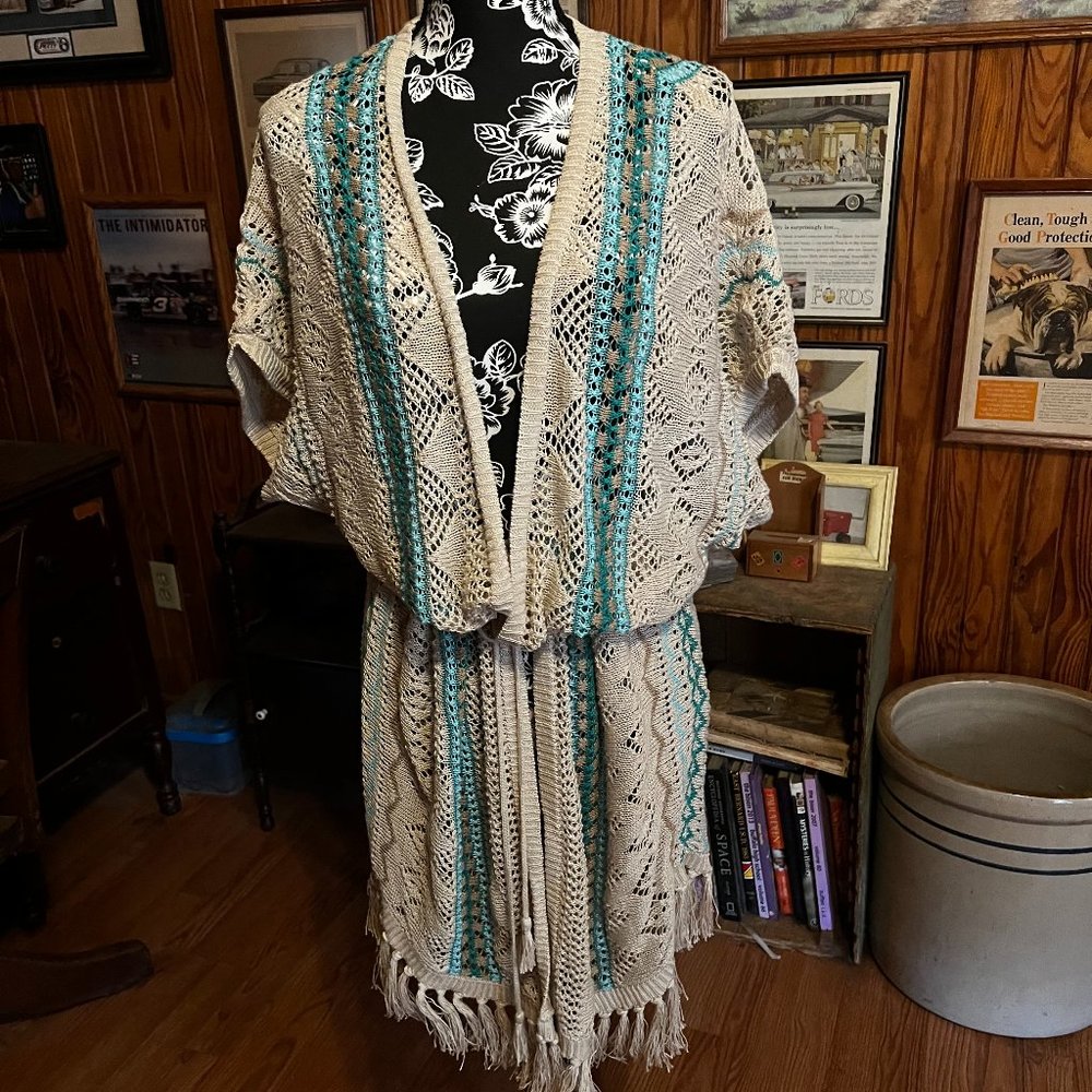 Chico's Embroidered Cover-Up